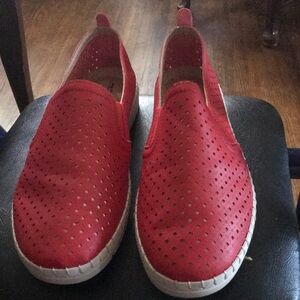Shoes!  9.5. Bright red. Worn once
